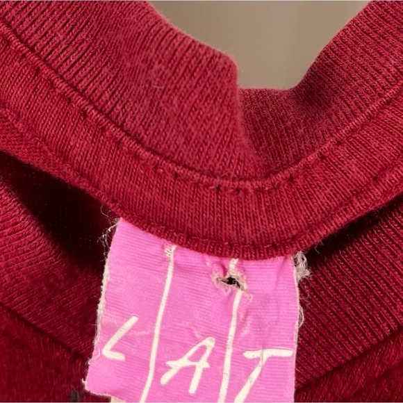 LAT Medium V Neck Washington State Cougars Y2K Graphic Tee Shirt - Picture 5 of 6